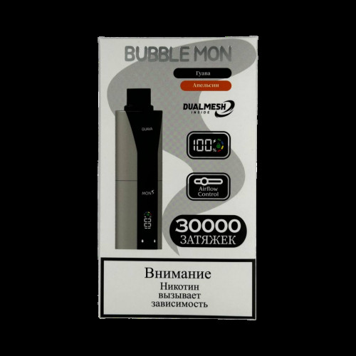 BUBBLE MON BOOSTER DUBLE 30000 Гуава / апельсин 2%